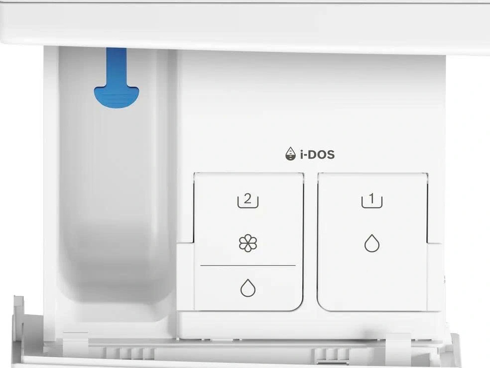 Máy giặt sẽ tự động đo lường chính xác lượng nước giặt và xả Máy giặt cửa trước