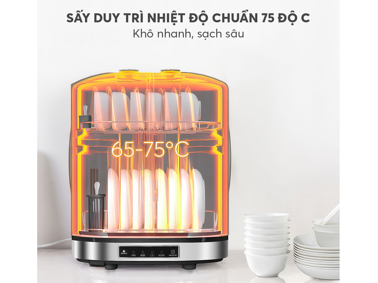 Máy sấy bát Elmich