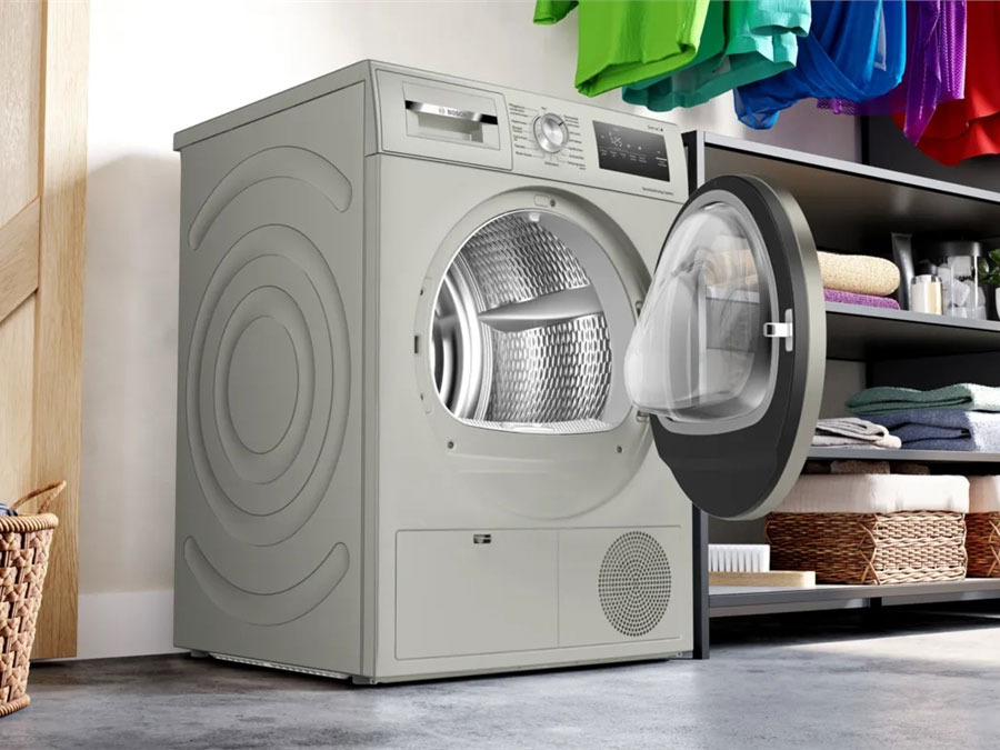 Máy sấy quần áo Bosch có chương trình sấy nhanh Máy sấy quần áo Bosch