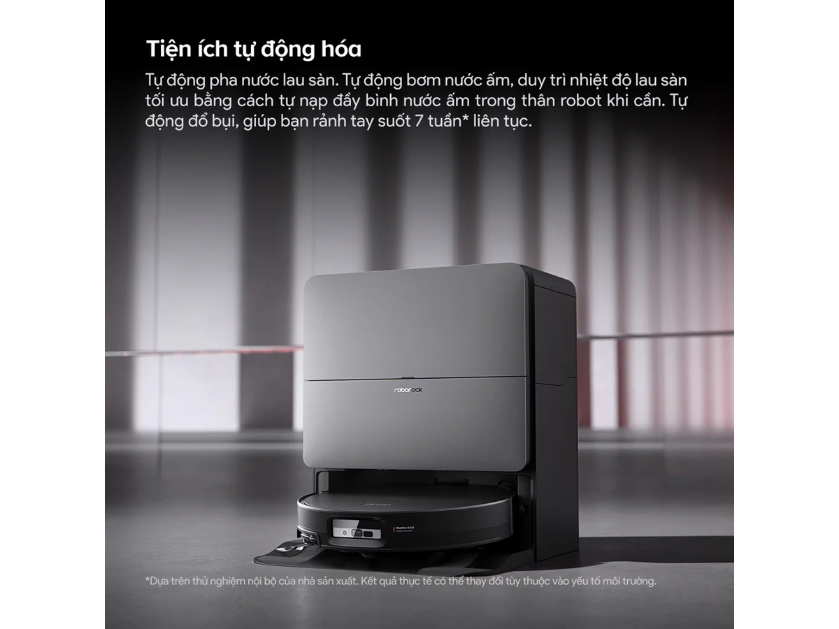 Robot hút bụi lau nhà tự động