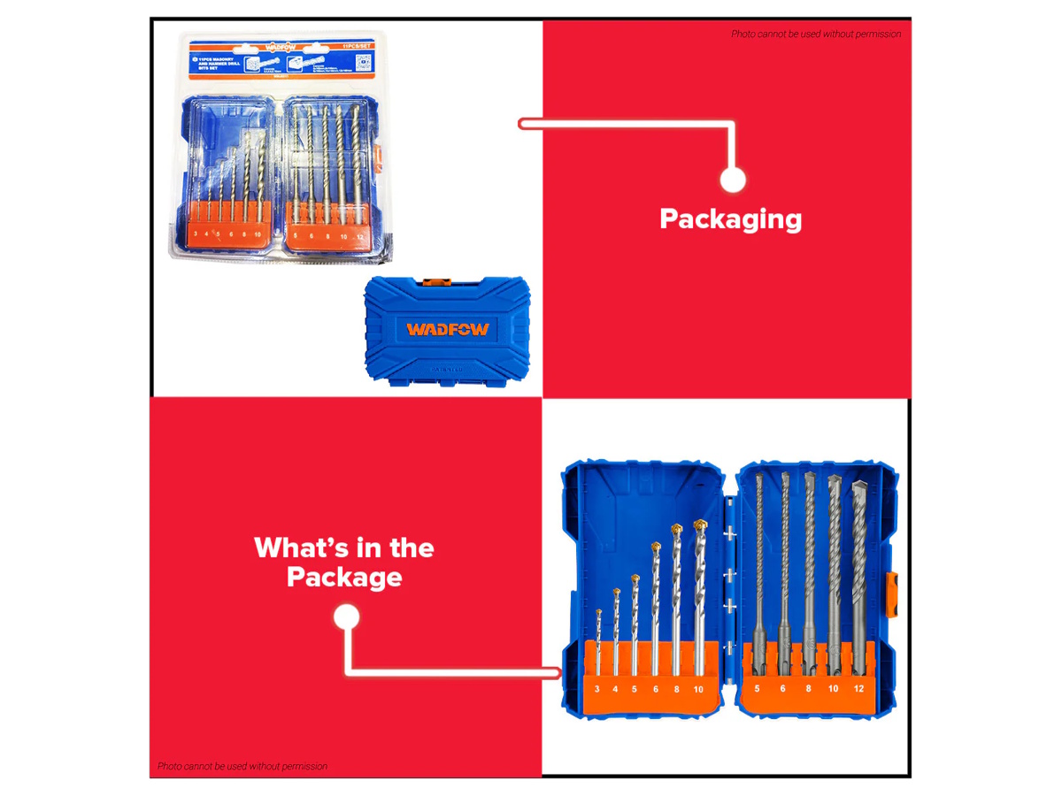 Bộ mũi khoan bê tông Wadfow  