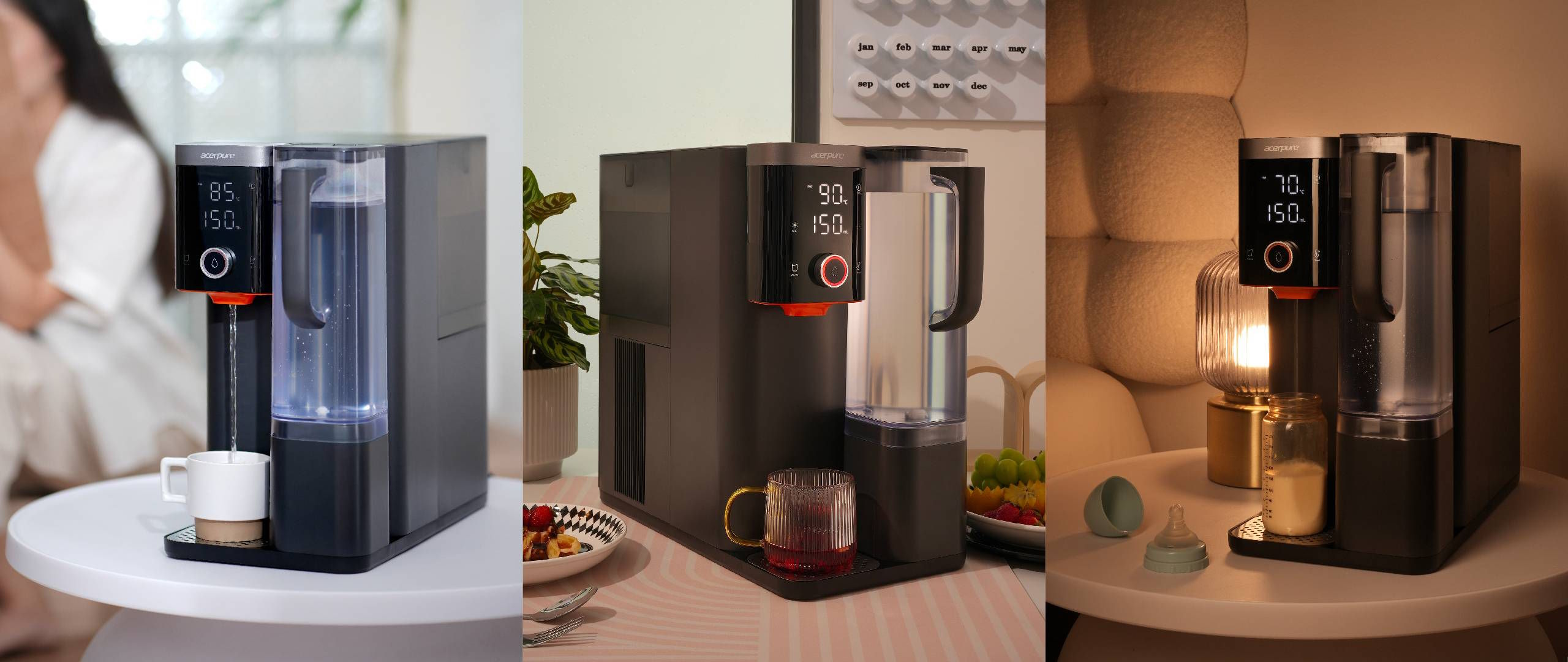 Thiết kế nhỏ gọn, tinh tế – Phù hợp mọi không gian sống Máy lọc nước Acerpure Aqua WP5 WP744-40B