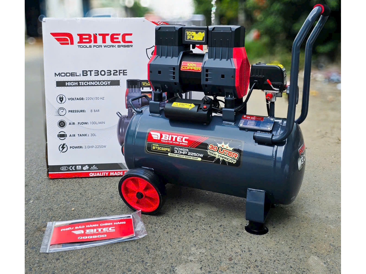 Máy nén khí không dầu BTEC BT3032FE