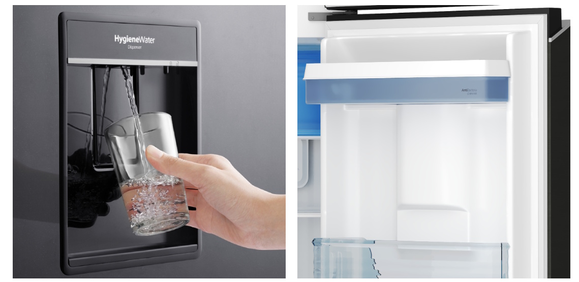 Tủ lạnh lấy nước bên ngoài