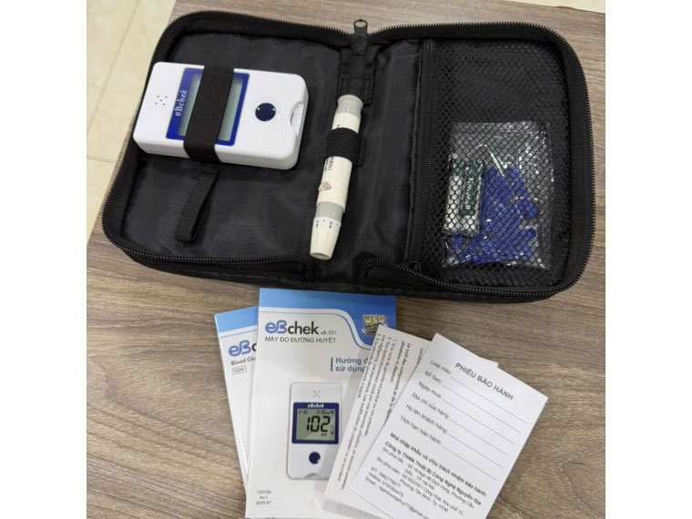 Máy đo đường huyết eBchek EB-S01 Máy đo đường huyết eBchek EB-S01