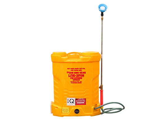 Máy phun thuốc trừ sâu, côn trùng điện Con Ong Vàng Li16 (1 pin)