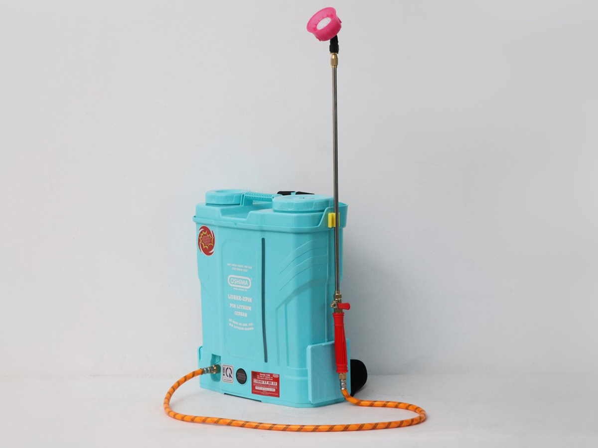 Oshima Li16KR trang bị ắc quy 12V 8Ah Oshima Li16KR