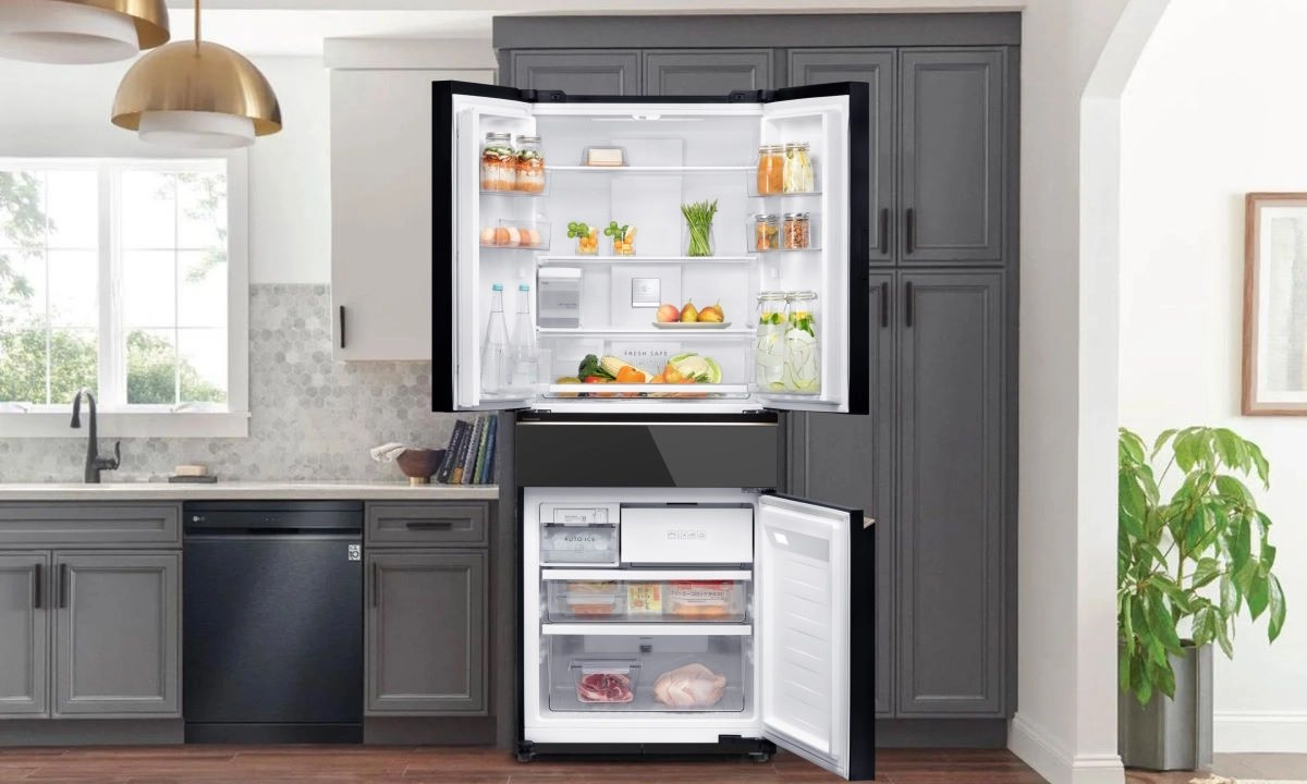 Làm lạnh vòng cung Panorama – Phân bổ hơi lạnh đồng đều Panasonic NR-YW590XJKV