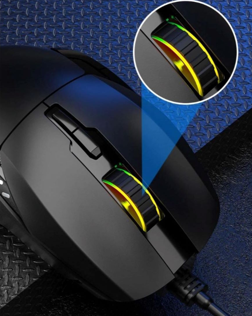 Điều chỉnh 6 mức DPI – Linh hoạt cho mọi thể loại Game Chuột gaming Aula F815