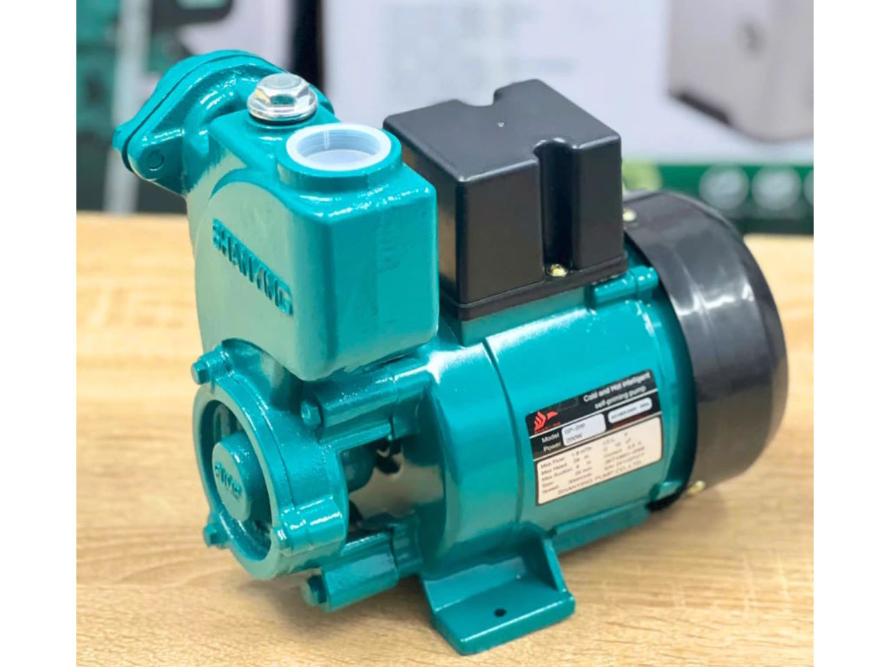 Động cơ dây đồng bền bỉ, vận hành ổn định Máy bơm đẩy cao ShanYing GP-200