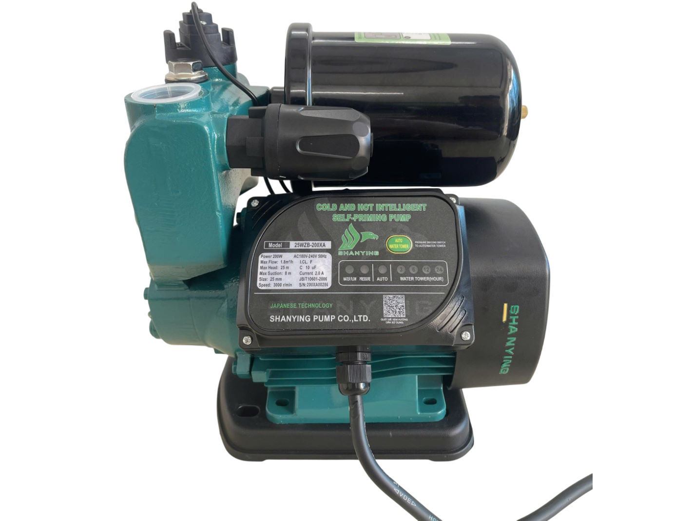 Máy bơm tăng áp tự mồi Shanying 25WZB-200XA