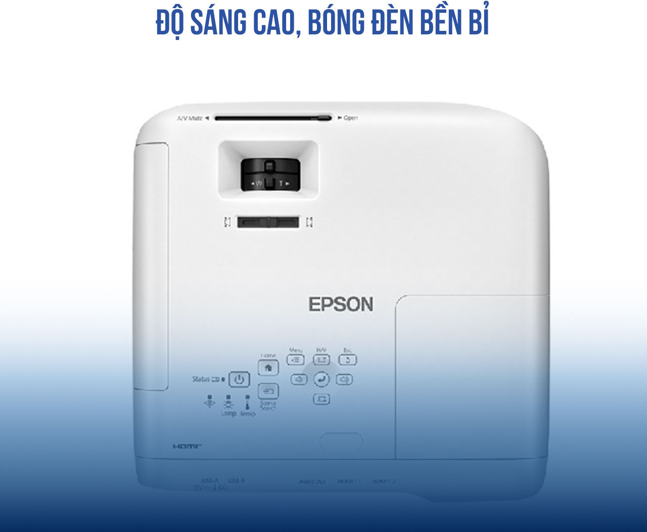 Thiết kế gọn nhẹ – Dễ lắp đặt và di chuyển Máy chiếu Epson