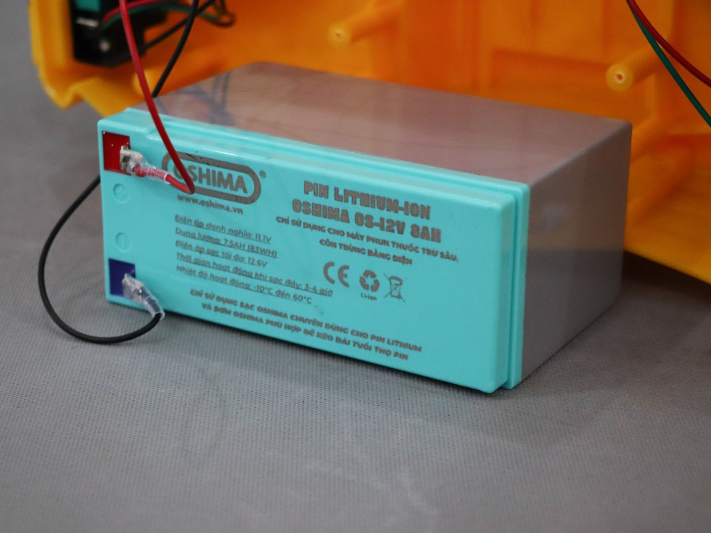 Thời gian hoạt động dài – Làm việc liên tục Máy phun thuốc trừ sâu Mitsukaisho Li16 (1 pin)