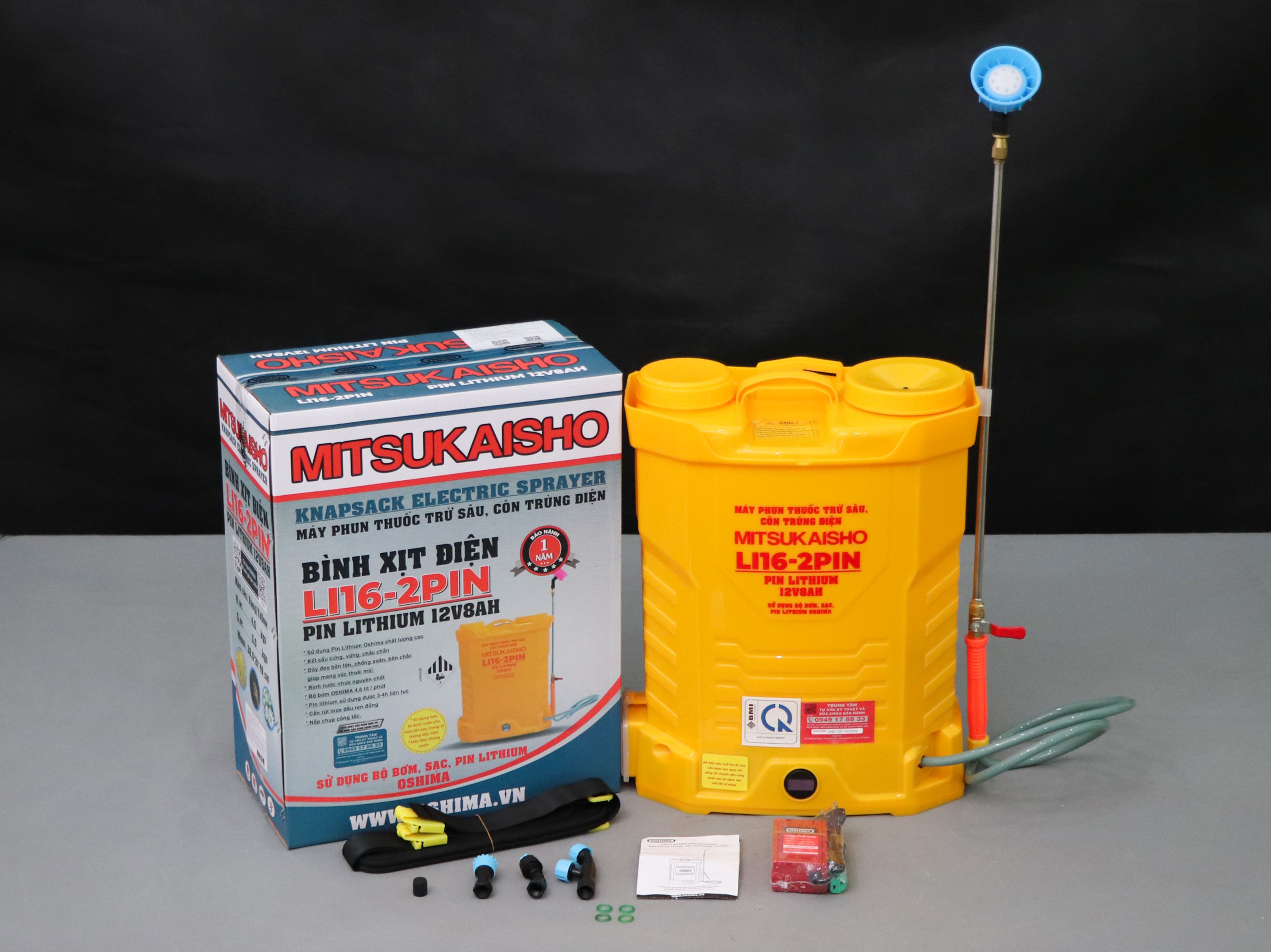 Tối ưu hoá quá trình sử dụng Mitsukaisho Li16