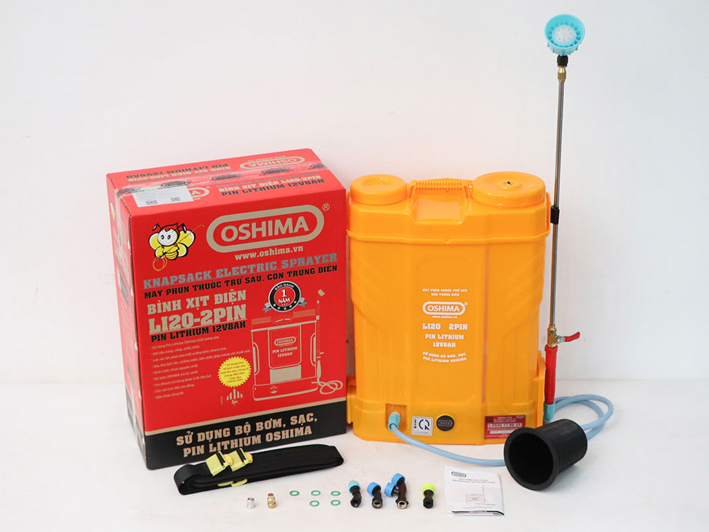 Máy phun thuốc trừ sâu, côn trùng điện Oshima Li20 