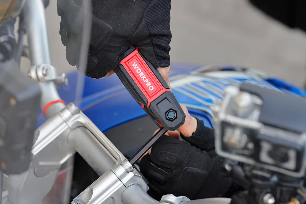 Chất liệu thép CR-V cao cấp, siêu bền Bộ lục giác Workpro WP222029