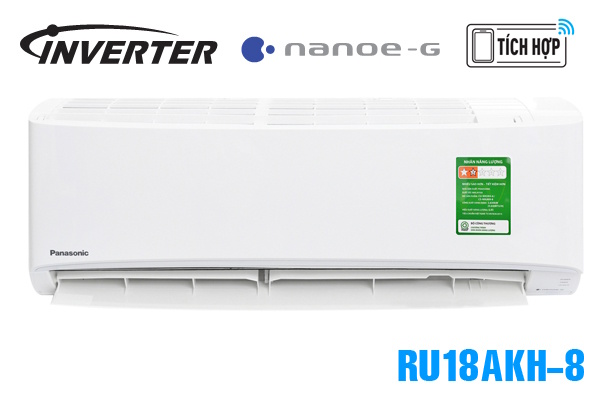 Điều hòa Panasonic 1 chiều Inverter 17.700 BTU CU/CS-RU18AKH-8