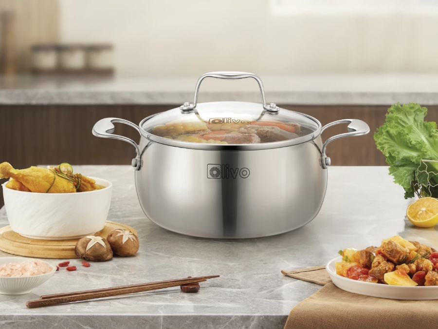 Nồi inox Olivo Steve CS2010 Nồi inox Olivo Steve CS2010