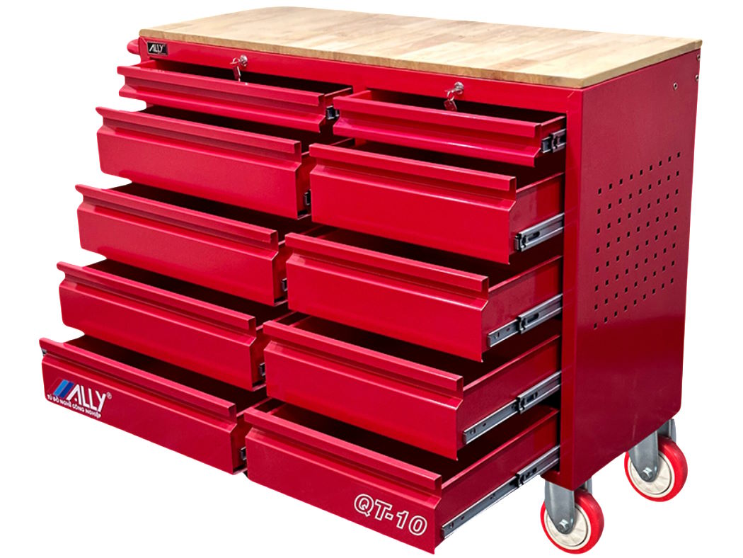 Tủ đựng đồ nghề 10 ngăn Ally QT-10