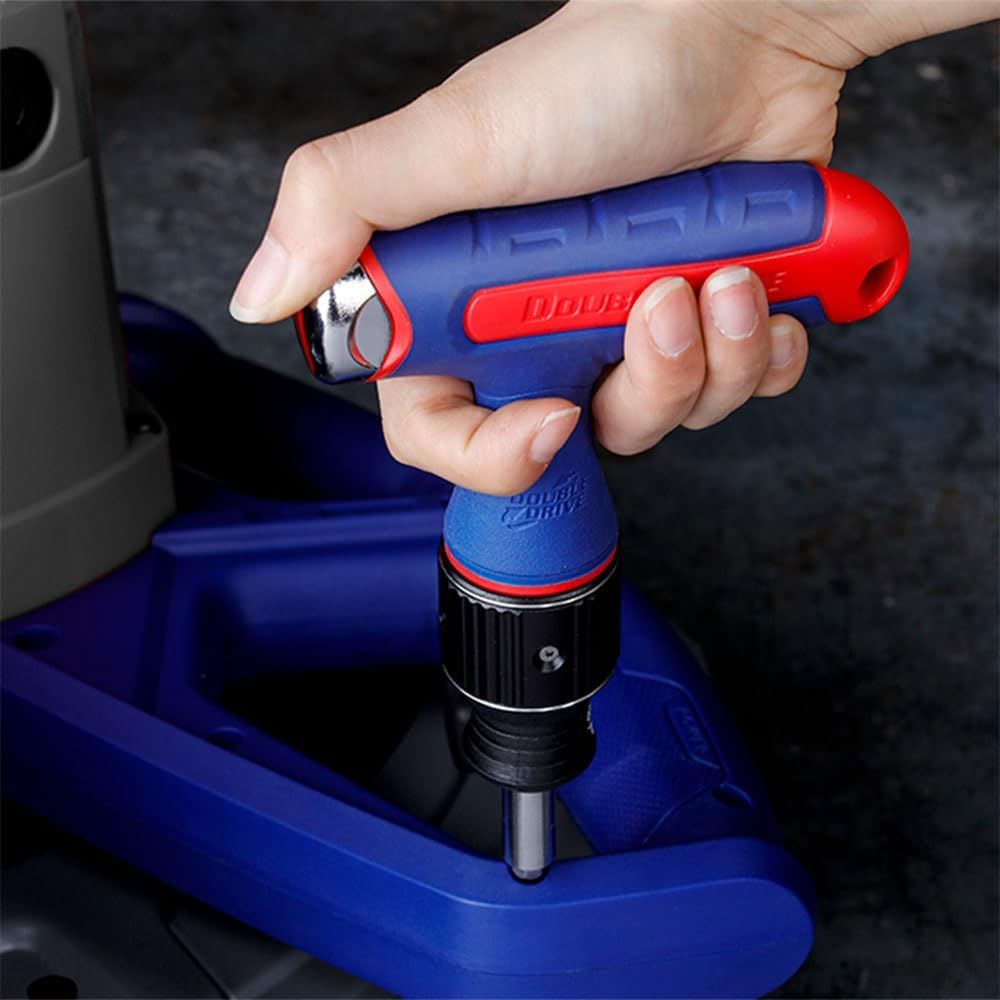 Thiết kế tay cầm chữ T – Tăng lực vặn hiệu quả Tua vít từ tính 7 in 1 Workpro WP221072