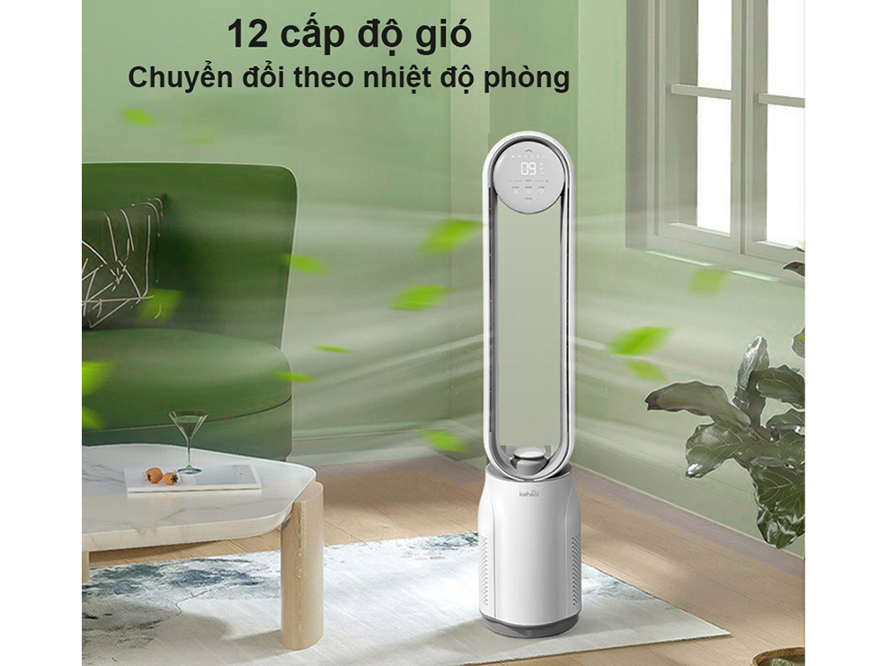 Quạt không cánh có 12 tốc độ