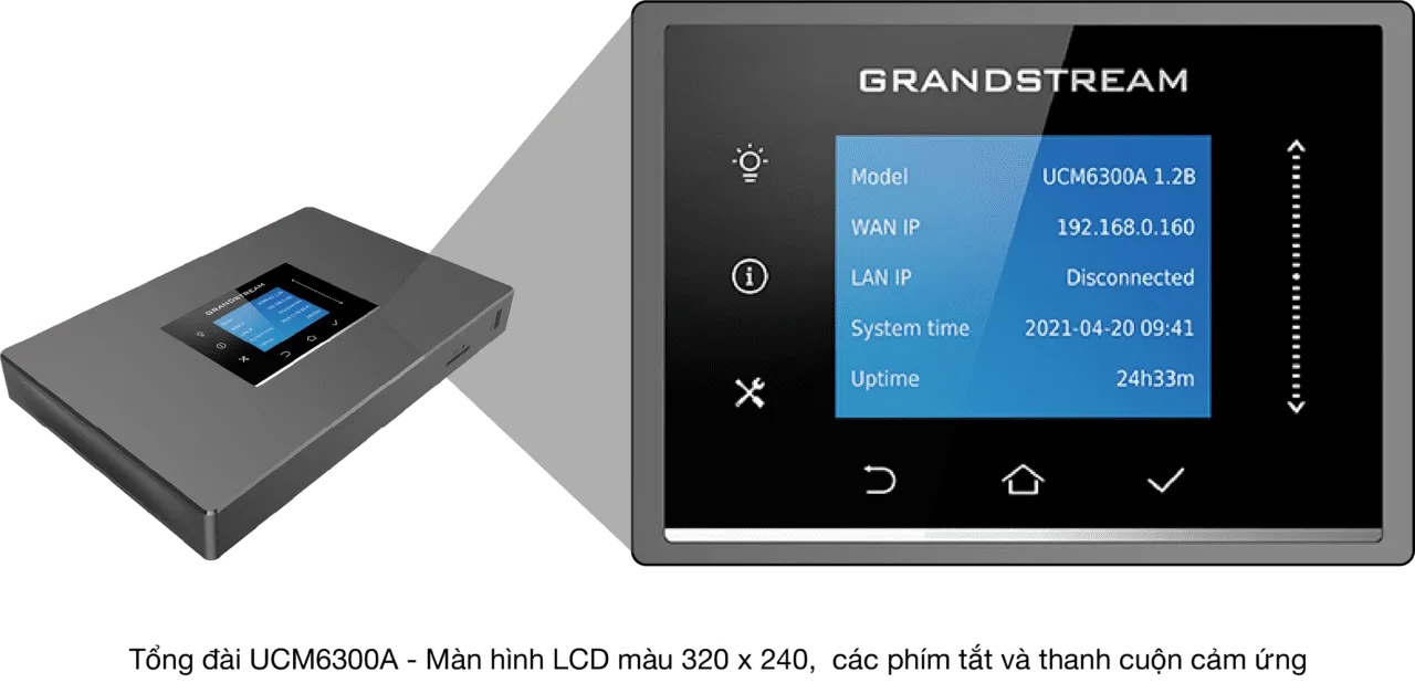 Màn hình tổng đài IP Màn hình tổng đài IP