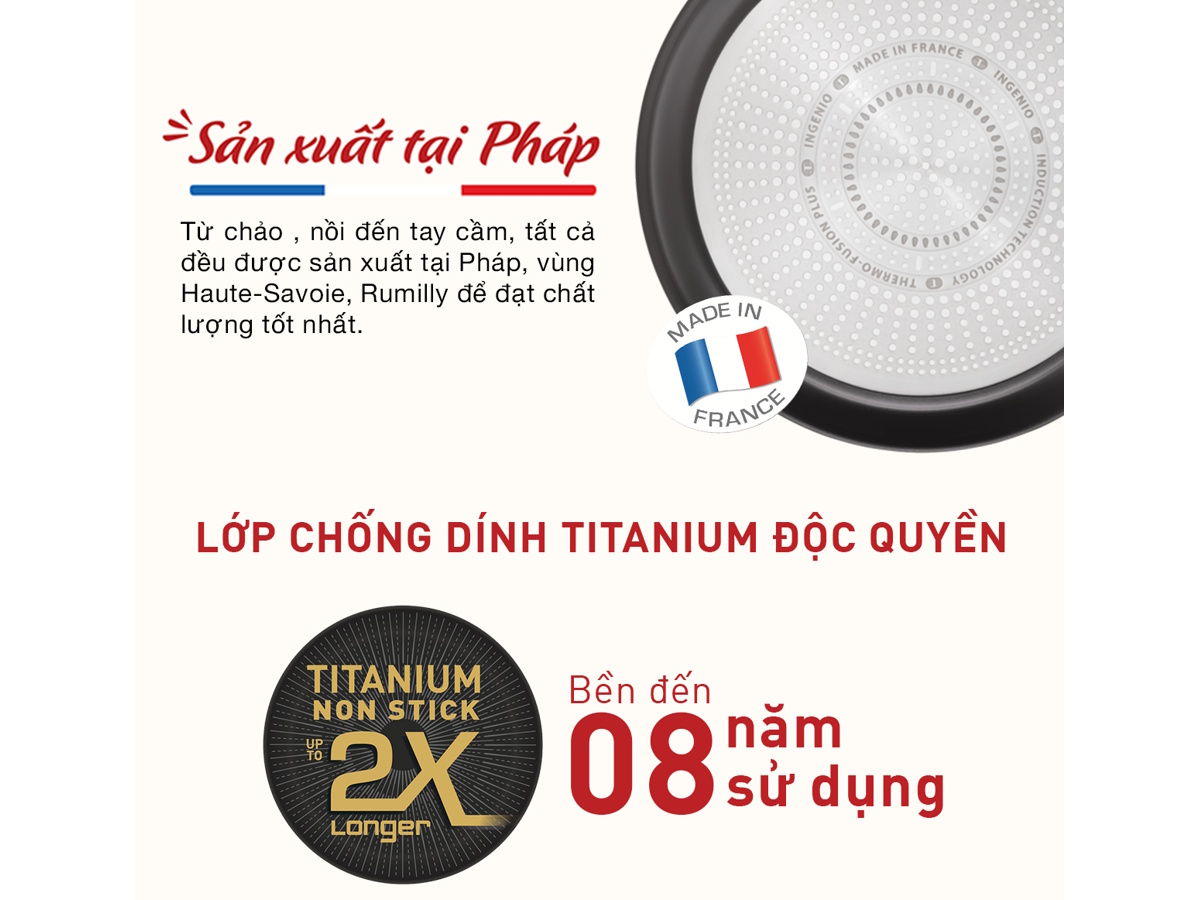 Bộ nồi chảo cán rời  