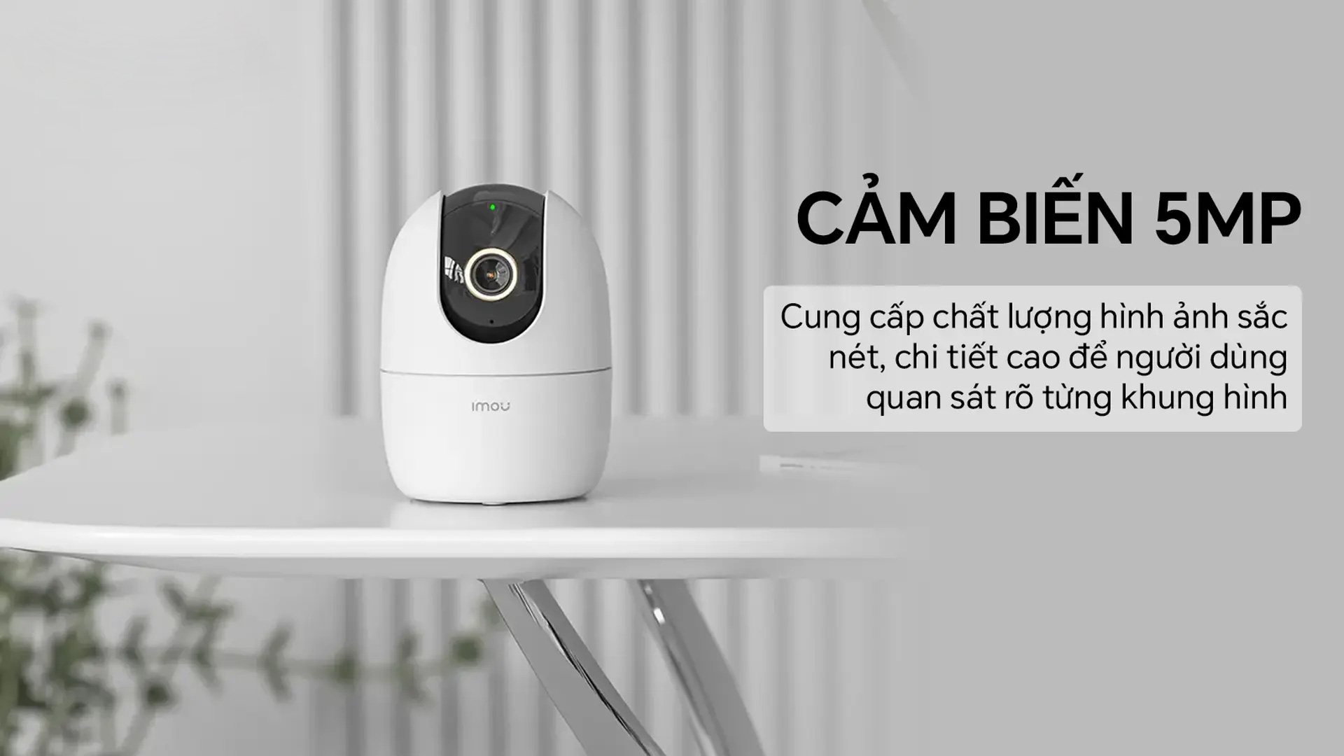 Độ phân giải 5MP, chất lượng hình ảnh 3K Camera Wifi Imou IPC-A52P