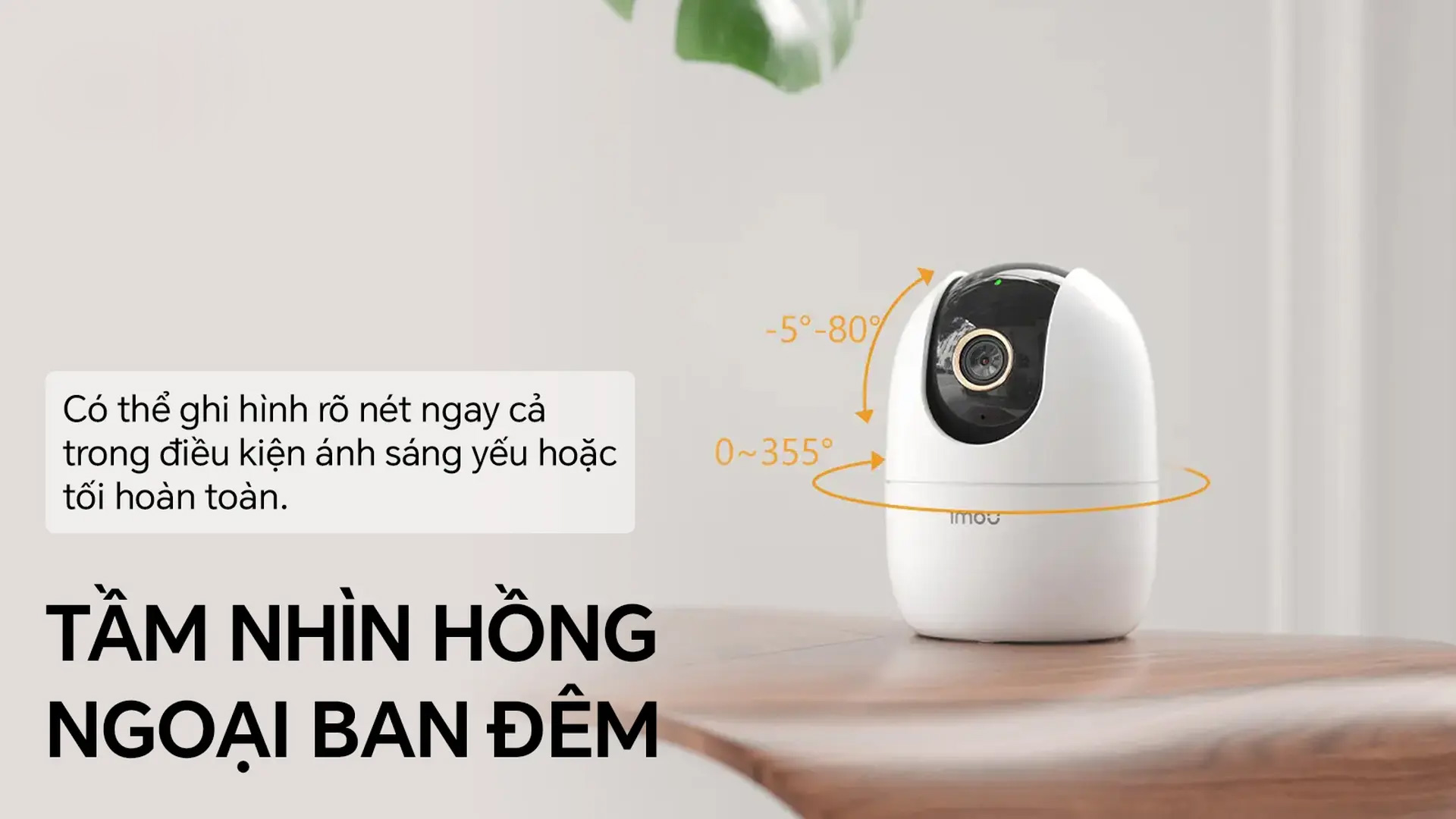 Hỗ trợ theo dõi vào ban đêm Camera Wifi Imou