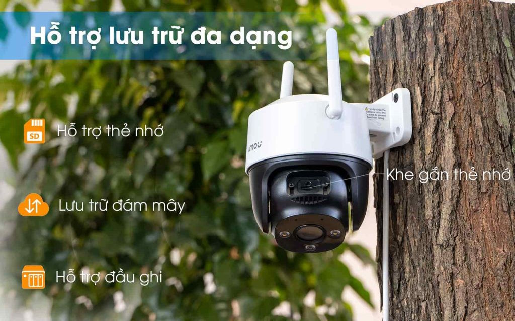 Kết nối ổn định – Lưu trữ linh hoạt Camera wifi Imou