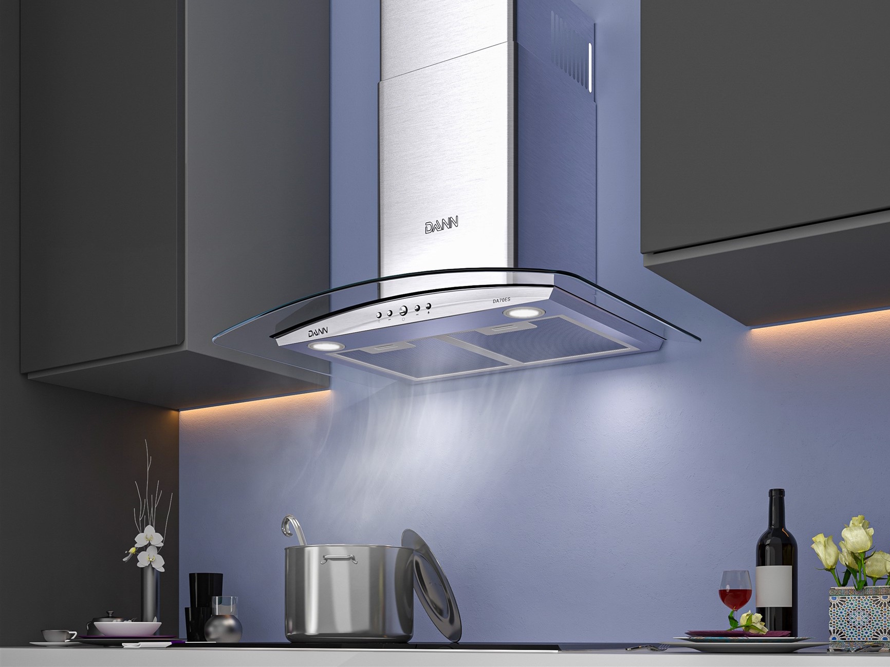 Máy hút mùi Dann DA70ES