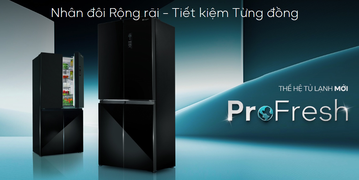 Tủ lạnh Side by Side 530 lít ProFresh Casper RS-D530SBS Tủ lạnh Side by Side 530 lít ProFresh Casper RS-D530SBS