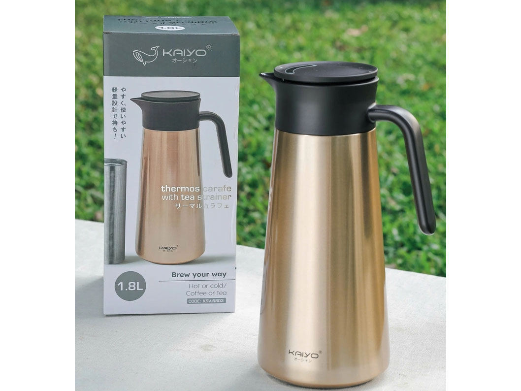 Bình giữ nhiệt kèm lọc trà Kaiyo KSV-6803/KSV-6797