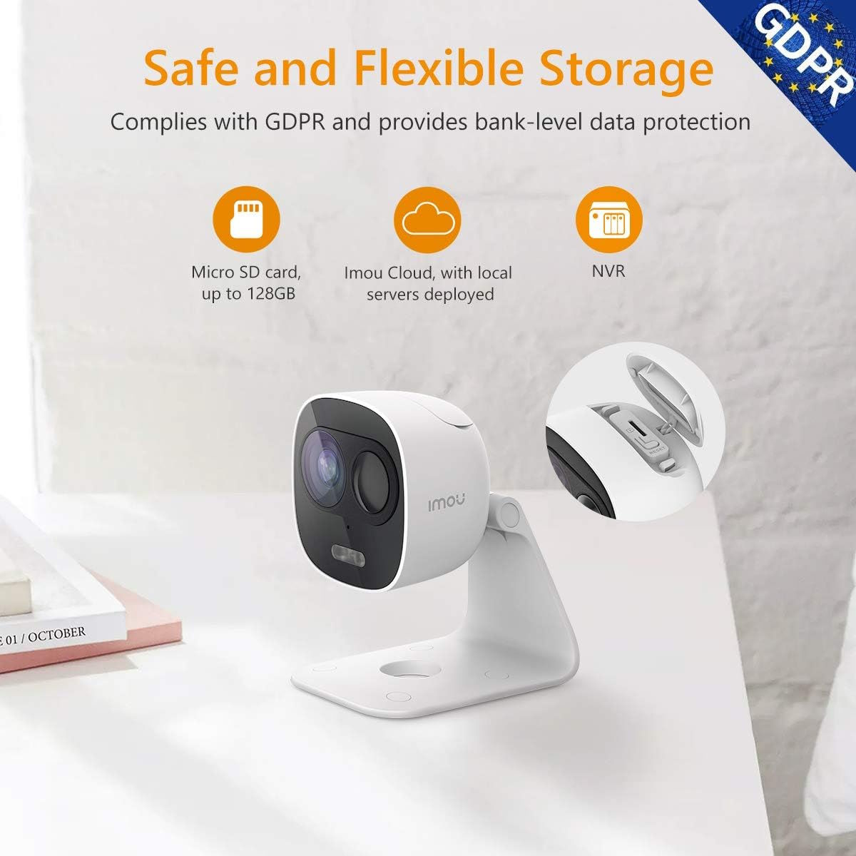 Lưu trữ linh hoạt, quản lý dễ dàng qua Imou App Imou IPC-C26EP