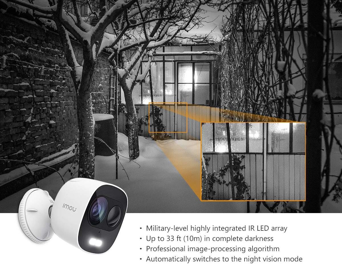 Quan sát ban đêm rõ ràng với hồng ngoại và đèn Spotlight Camera IP Wifi Imou IPC-C26EP