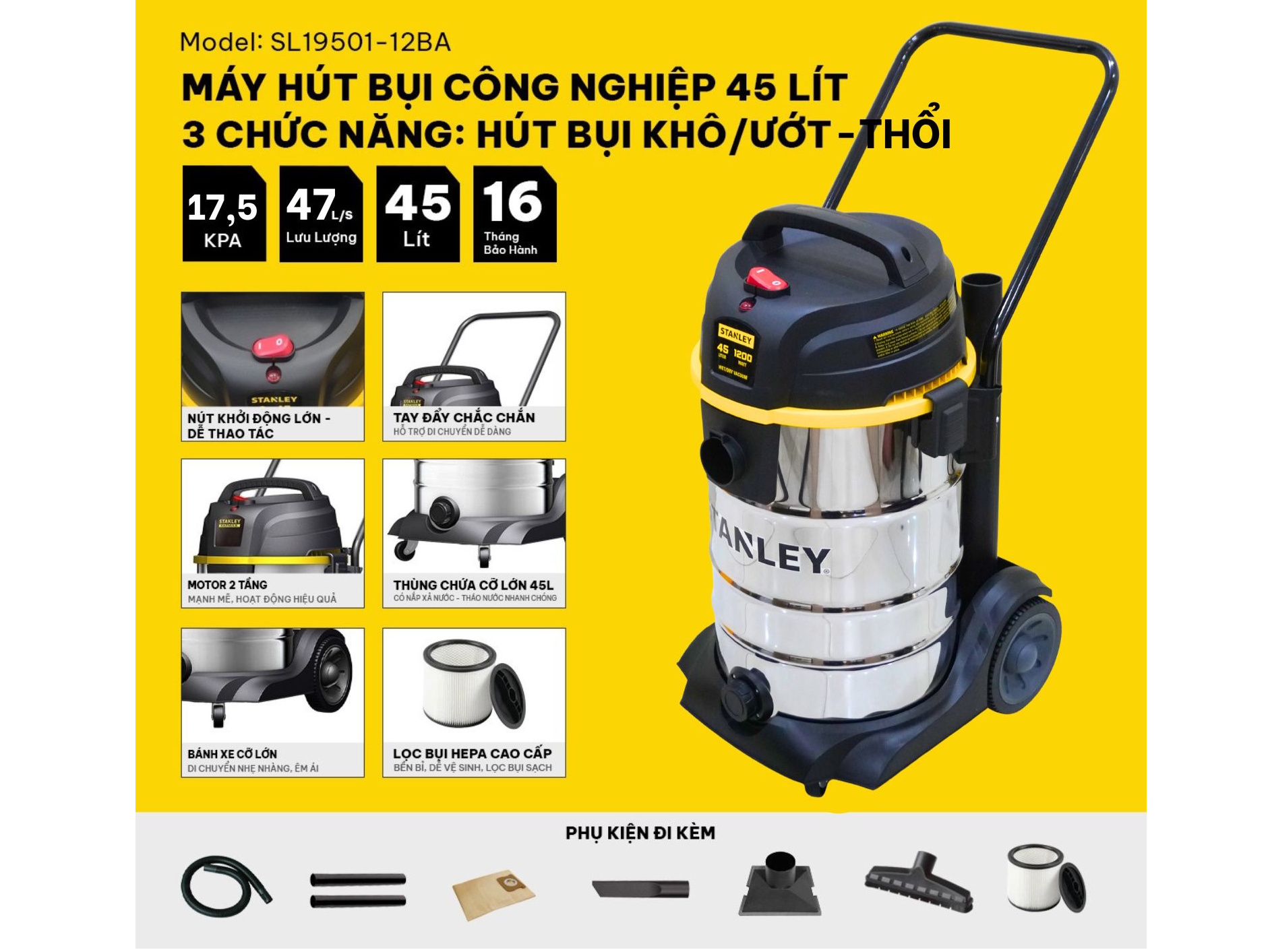 Máy hút bụi SL19501-12BA