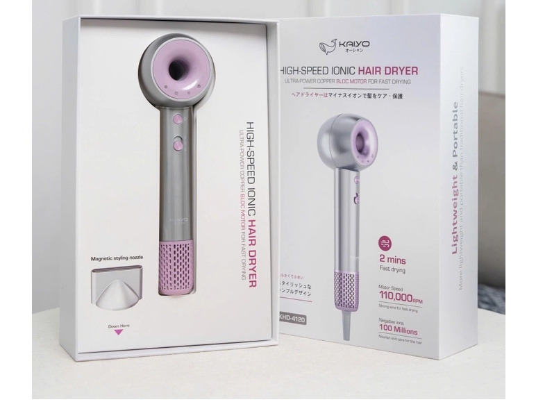 Máy sấy tóc dùng mô tơ không chổi than bền bỉ Máy sấy tóc