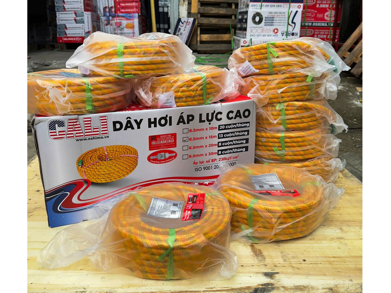Dây xịt áp lực Cali có độ dài 10m Dây xịt áp lực Cali