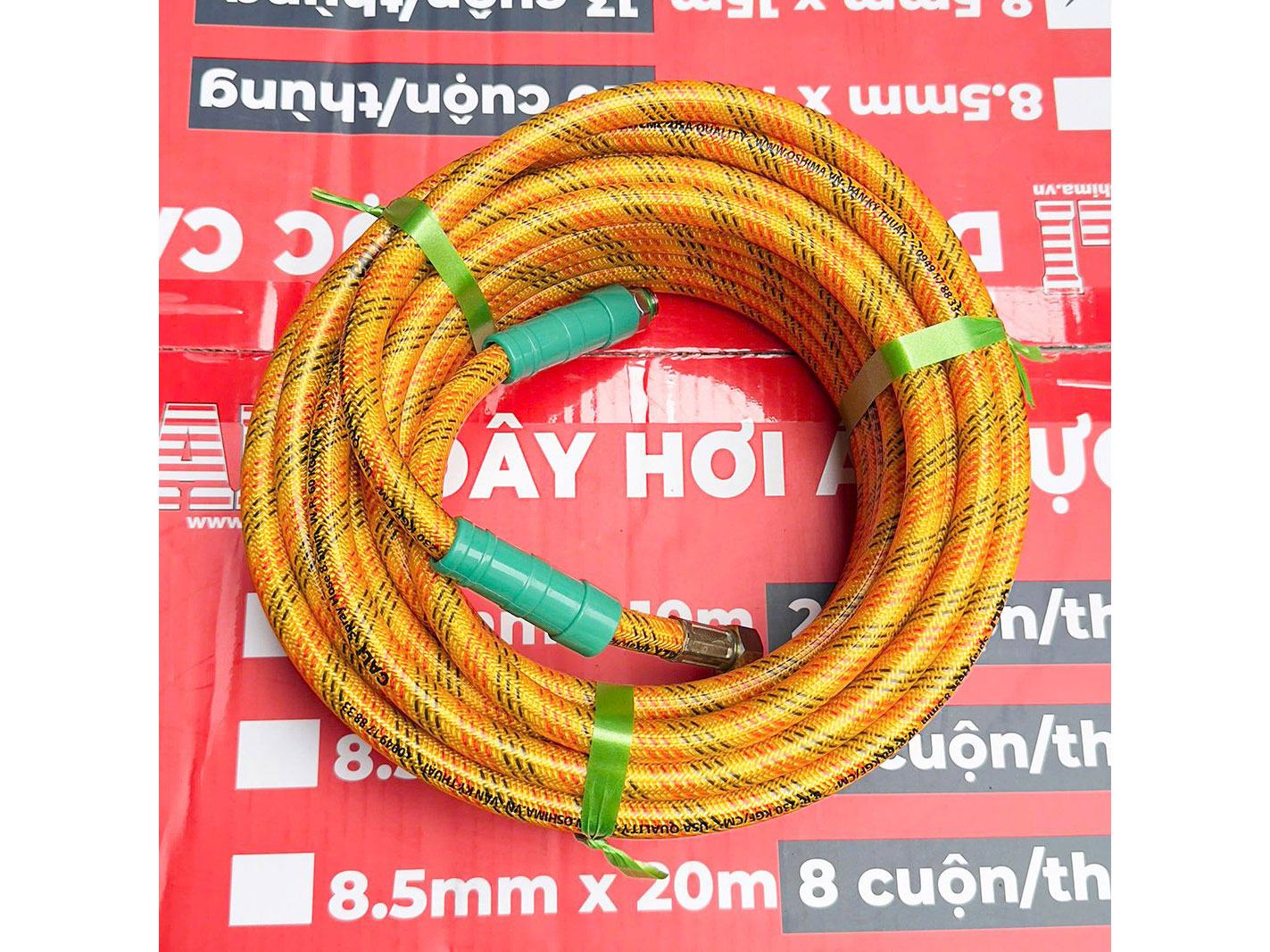 Dây xịt áp lực Cali 8.5mm x 20m Dây xịt áp lực Cali 8.5mm x 20m