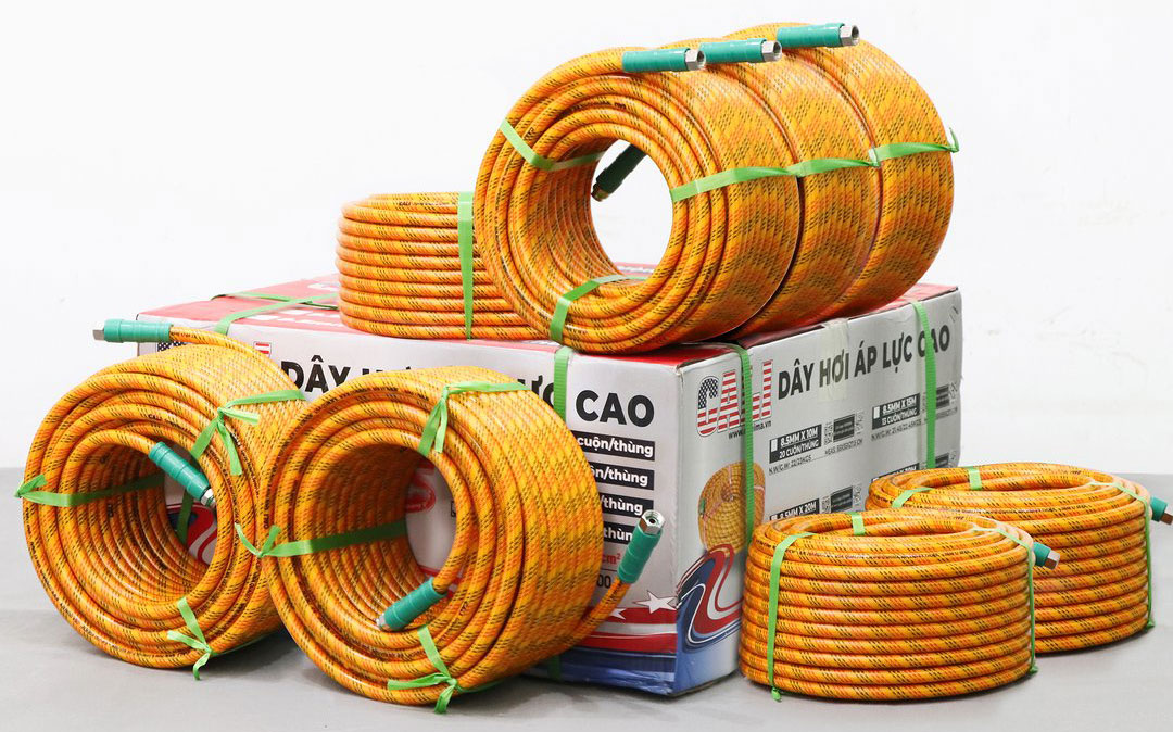 Dây xịt áp lực Cali dùng chất liệu PVC bền đẹp Dây xịt áp lực Cali