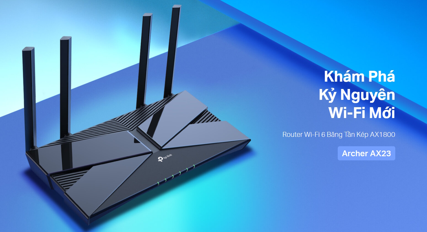 Bộ phát Wifi 6 AX1800 TP-Link Archer AX23 Bộ phát Wifi 6 AX1800 TP-Link Archer AX23