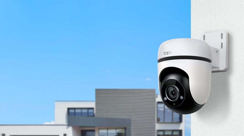 Thiết kế gọn nhỏ, tinh tế Camera IP Wifi ngoài trời 360 độ 2MP TP-Link Tapo C500