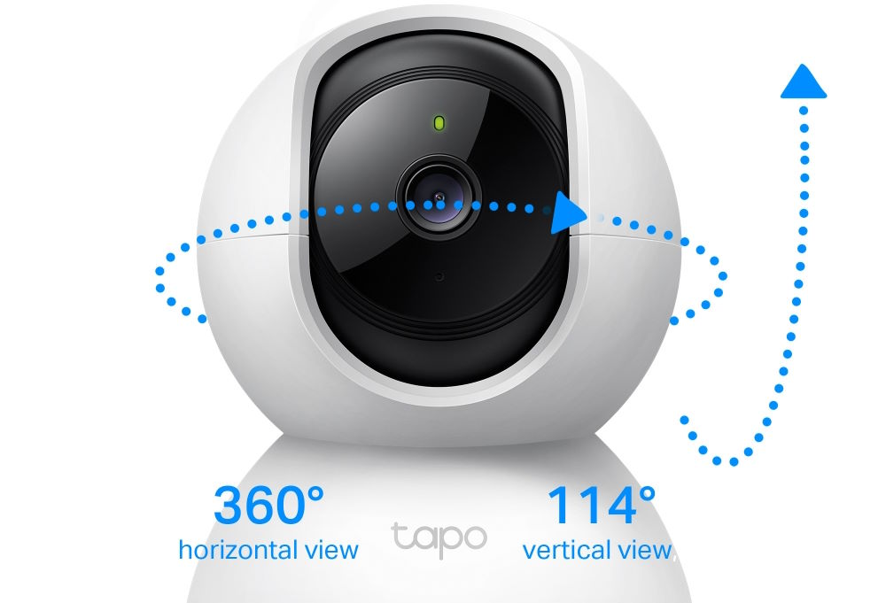 Góc quay rộng, bắt trọn từng khoảnh khắc Camera Wifi TP-Link Tapo C200 1080P