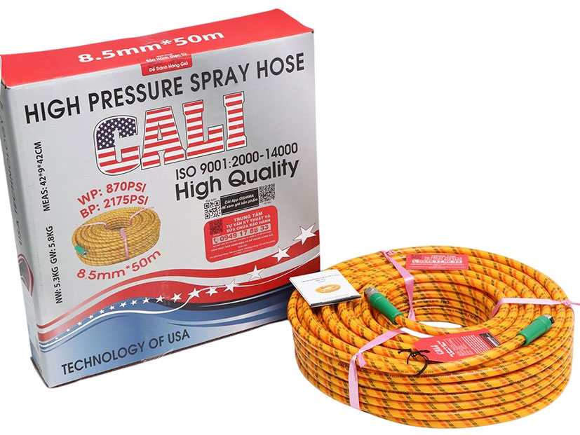 Dây xịt áp lực Cali 8.5mm x 50m
