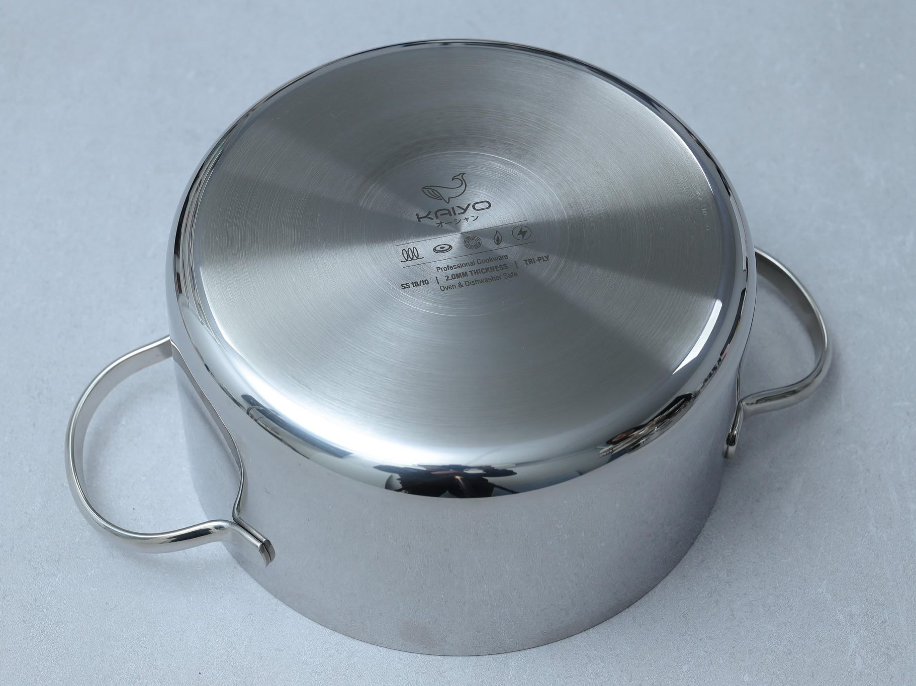 Nồi inox thân đáy liền Try-Ply Classic Pro Kaiyo 20cm KIC-6841