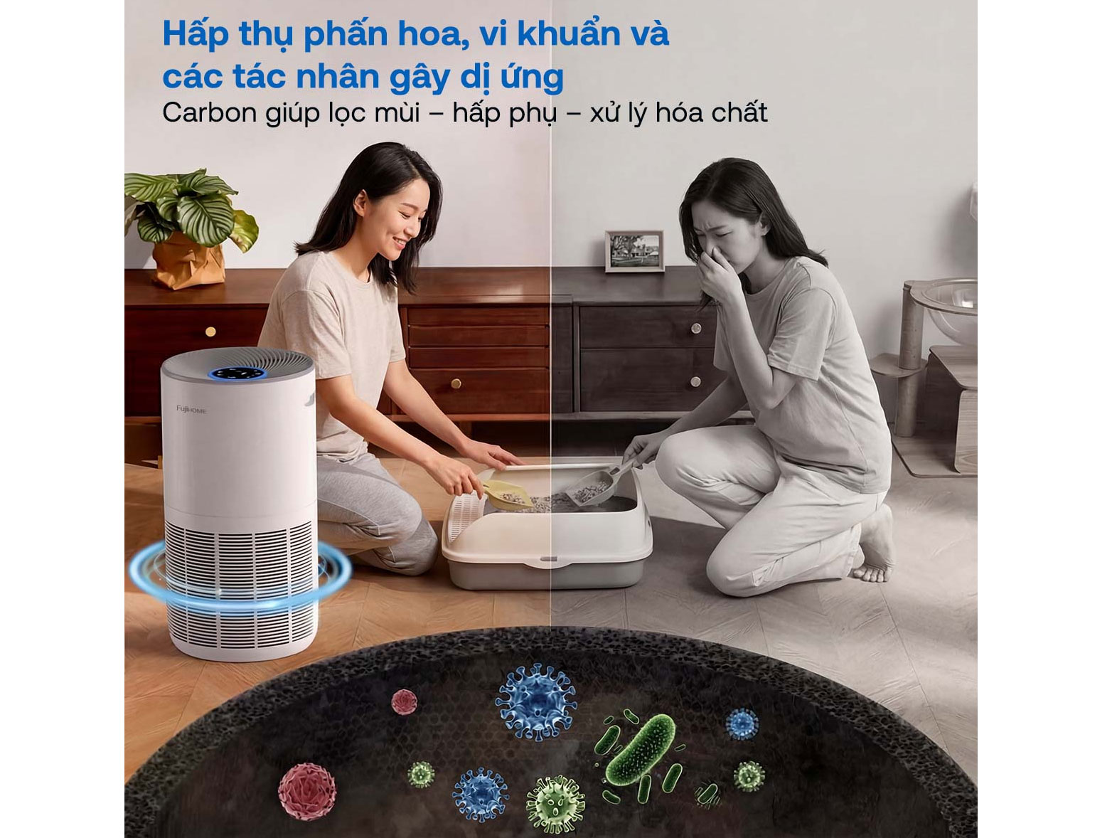 Máy lọc không khí Fujihome  