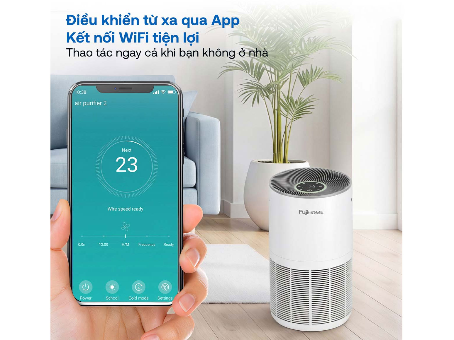 Máy lọc không khí wifi