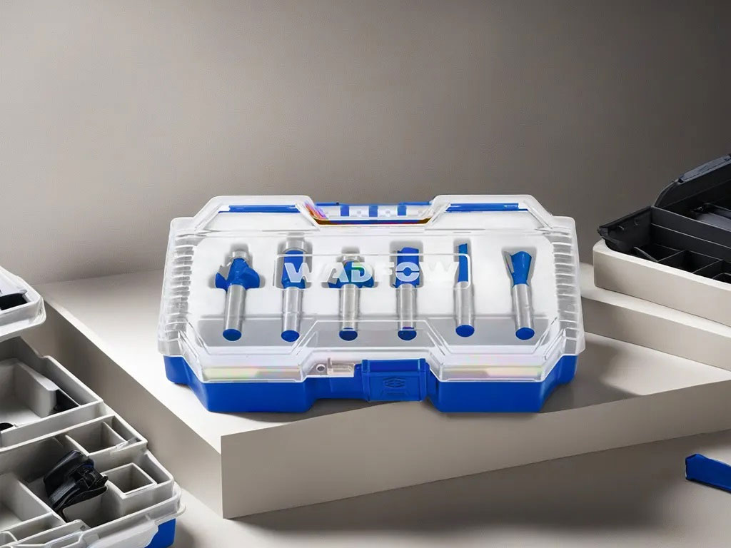 Bộ 6 mũi phay gỗ 6mm WadFow WRKSR0108