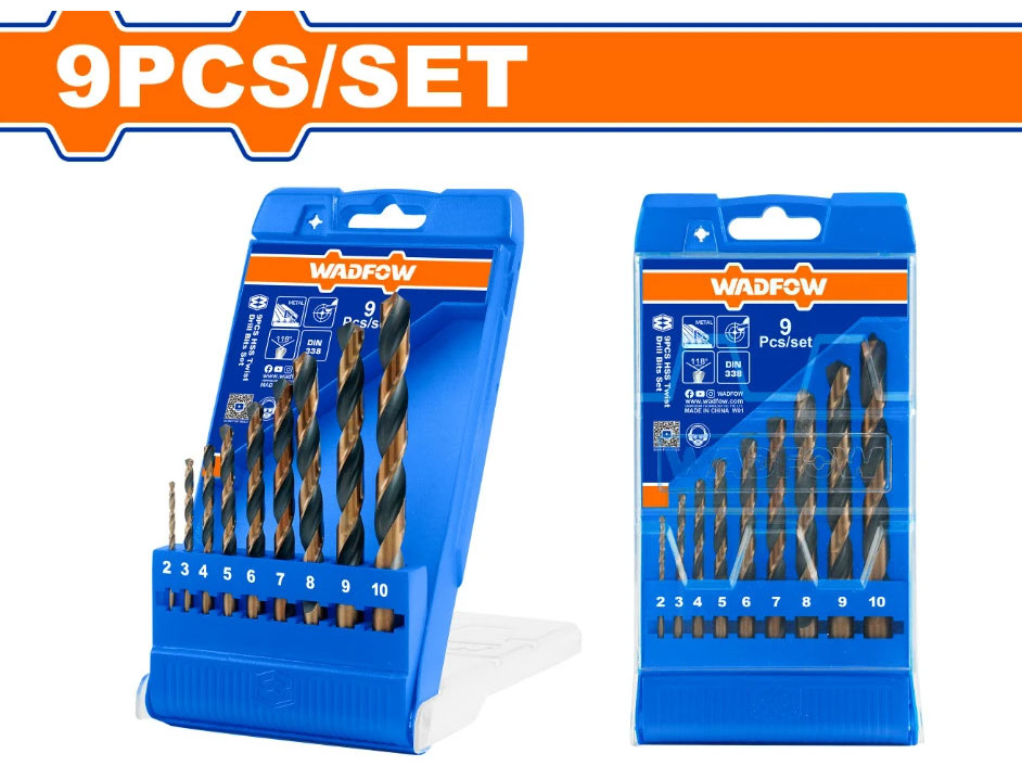 Bộ mũi khoan xoắn ốc HSS WadFow  