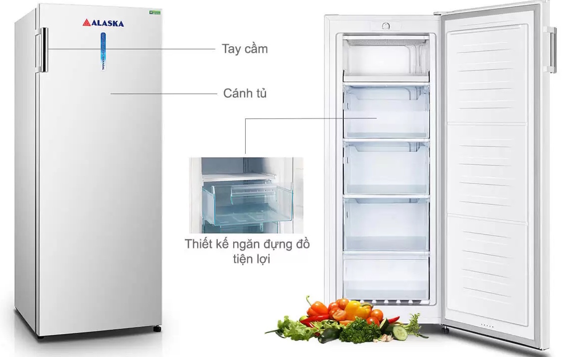 Tủ đông đứng Alaska IF-217